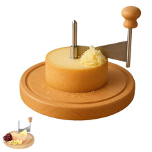 Käse-Lockenformer und Blumenformer aus Edelstahl, Scheibenschneider