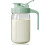 Γυάλινη κανάτα Mason Jar 64oz με στεγανό καπάκι που ανοίγει 1
