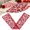 Heart-Shaped Red Table Runner with Matching Placemats 1