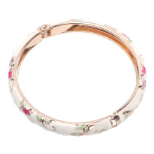 Hrubý náramok z cloisonne zliatiny pre ženy, 1 kus