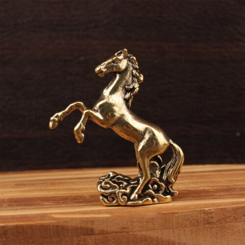 Kobberlegering hestestatue skrivebordsornament
