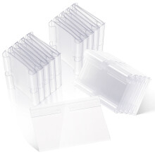 60 Pcs Bakery Label Holder Inventory Display Transparent PVC For Business Owners