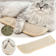 Katzenminze-Kissenspielzeug für Wohnungskatzen – Sisal-Kratzkissen