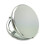 Portable Compact Folding Pocket Mirror Double Sided Round Metal Makeup Mirror (Silver) 1