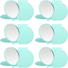 Miroir de poche rond pliant vintage (12 pièces)