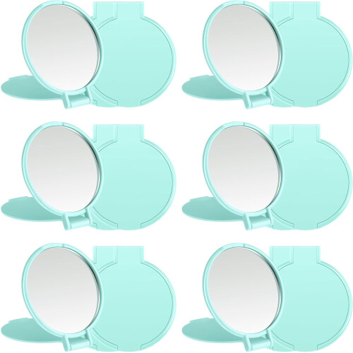 Miroir de poche rond pliant vintage (12 pièces)