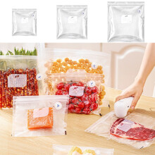 Bolsas para almacenamiento al vacío: aptas para alimentos, herméticas y aptas para el congelador.