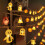 2-Pack Halloween String Lights, Ghost Pumpkin Bat Decor, 1