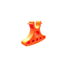 Držiak riadidiel bicykla oranžový, 2 ks, 14,3 cm