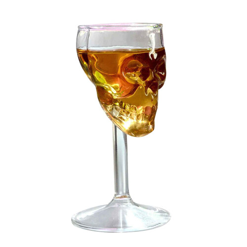 Mini Skull Glass Goblet - Borosilicate Wine & Whisky Cup 1