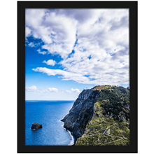 Ramă foto neagră 9x12 – Plastic, Incasabilă, Perete sau