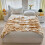 High-Grammage Fleece Throw Blanket, 100x150cm, Yellow 1