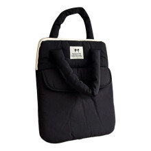Bolso acolchado para portátil de mujer de 15,6 pulgadas.