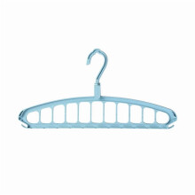 Platzsparender Kleiderbügel mit 11 Löchern, robustes Kunststoffmaterial, 1 Stück