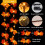 66ft Maple Leaf LED String Lights – 200 Warm Yellow Bulbs 2