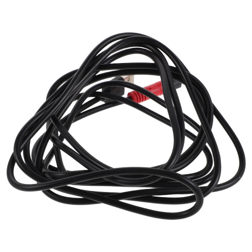 Cabo carregador USB preto de 8 núcleos para câmera veicular DVR e