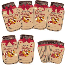 Valentine's Day Cards for Kids 100-Pack with Bags and Glue