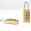 Sturdy Solid Brass Combination Padlock with Dials Code Hardened Steel Shackles for Cut Resistance Safeguarding 6
