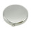 Portable Compact Folding Pocket Mirror Double Sided Round Metal Makeup Mirror (Silver) 3