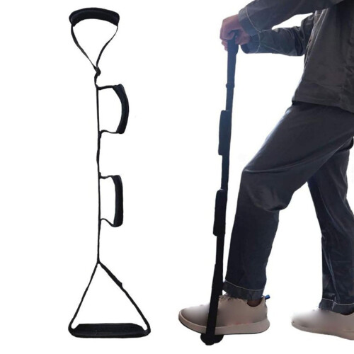 Leg Lifter Strap Multi Loop Adjustable for Couch Hip Replacement Elderly Hard Hard Handle 1