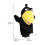 Soft Black Crow Hand Puppet for Classroom Props and Decor with Comfortable Texture 2