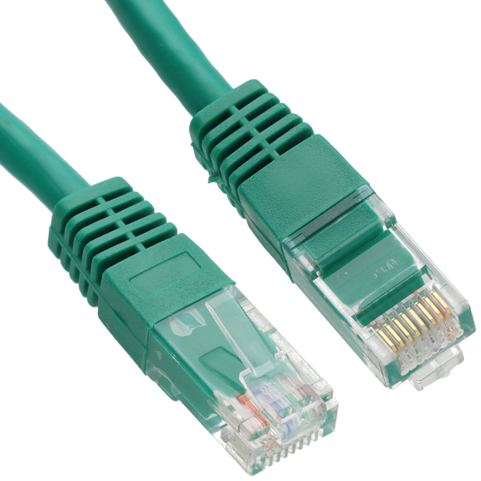 Kenable Ethernet Network Cable Cat6 Gigabit Rj45 Copper Internet Patch Lead 10M Green