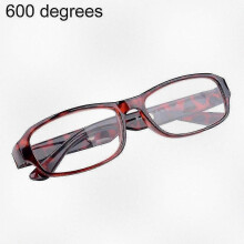 (6, Red) Reading Glasses with Optical Lens for +4.5 +5.0 +5.5 +6.0 Degrees, Lightweight Eyewear Spectacles for Clear Vision, Unisex Fashion Eyewear