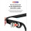 Lunettes de soleil intelligentes avec caméra Bluetooth et musique 5