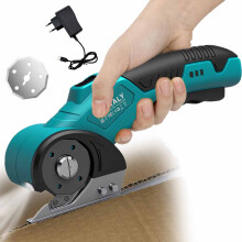 Electric Scissors With A Safety Lock And Extra-Long Battery Life.