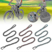 (Red) Kids Bicycle Tow Rope Elastic Bicycle Tow Strap Bike Towing Rope