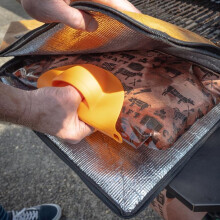Geïsoleerde BBQ-tas – Bruine, niet-geweven thermische tas,