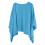 Women's Light Blue Cardigan - Lightweight Solid Top, M 1