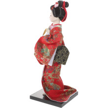 Set di 3 statuette di geishe giapponesi per la casa e la scrivania