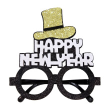 2026 New Year Glitter Glasses – Plastic Party Eyewear