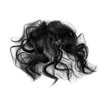 Clip-in haarextensie met krullende pony voor vrouwen