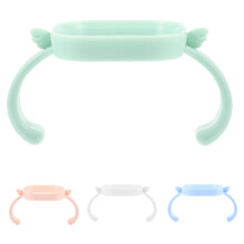 4-Pack Removable Baby Bottle Handles PP Assorted Colours