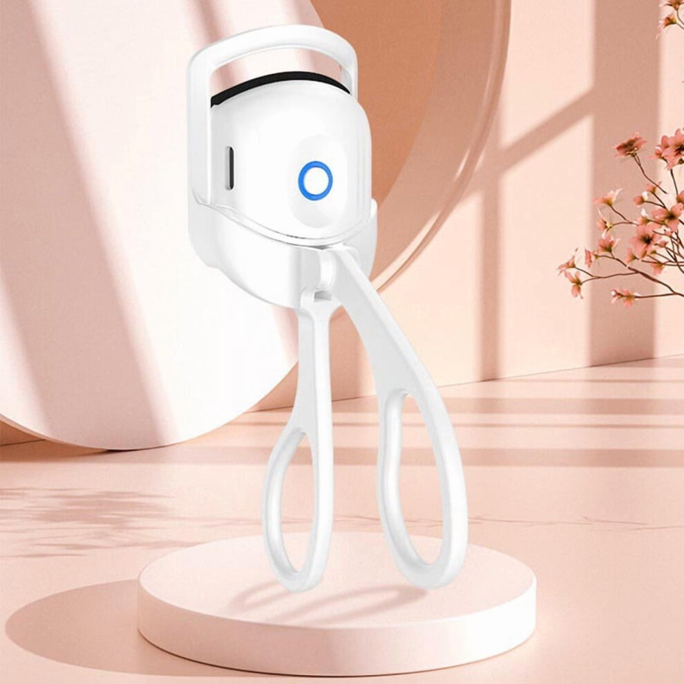 Heated Eyelash Curler USB Rechargeable Pink 120mAh