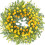 Yellow Daisy Wreath Artificial22inch 1