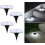 Solar Paw Print Ground Lights, 4 Pack, IP65 Waterproof 1