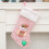 Personalisierte Weihnachtsstrümpfe aus gestricktem Plüsch, 43 cm 1