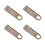 4-Piece Metal Zipper Pull Replacement Set 1