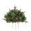 Kerst LED-dennenkrans met rode bessen, 1,80 m 1