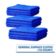 12 in x 12 in Microfiber Cleaning Cloth (12-Pack)