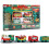 Mini Christmas Train Set Electric with 4 Carriages and 1