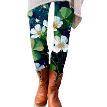 Women's St. Patrick's Day leggings blue M