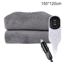 Cobertor portátil aquecido para carro, 12V, para camping.
