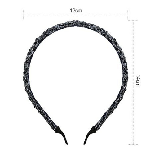 Fascia per capelli da donna elasticizzata con stampa floreale e dentini – Ampia e comoda 1