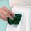 Portable Green Storage Box with Divided Compartments 5