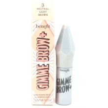 Benefit Gimme Brow+ Brow Volumising Fiber Gel 3 Neutral Light Brown New 1g
