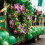 St. Patricks dag krans blomster forår dørdekoration 5